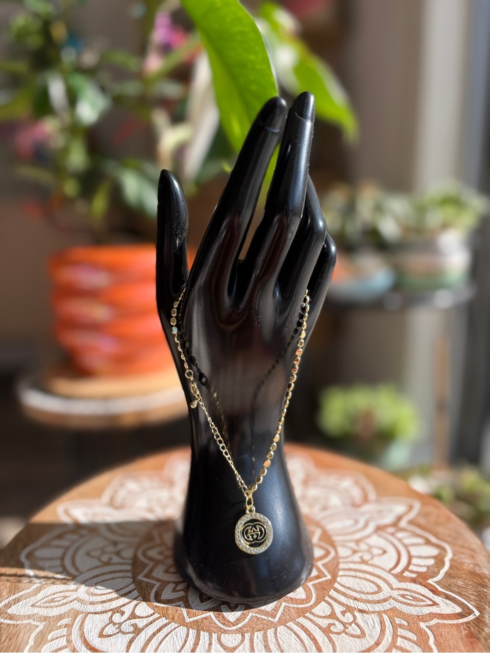 GUCCI GG Charm UpCycled in to an Anklet